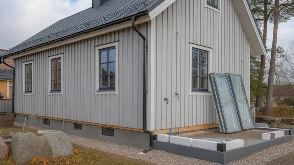 bygga uterum mot husv gg bygglov anm lan grund glasval och kostnad med rot