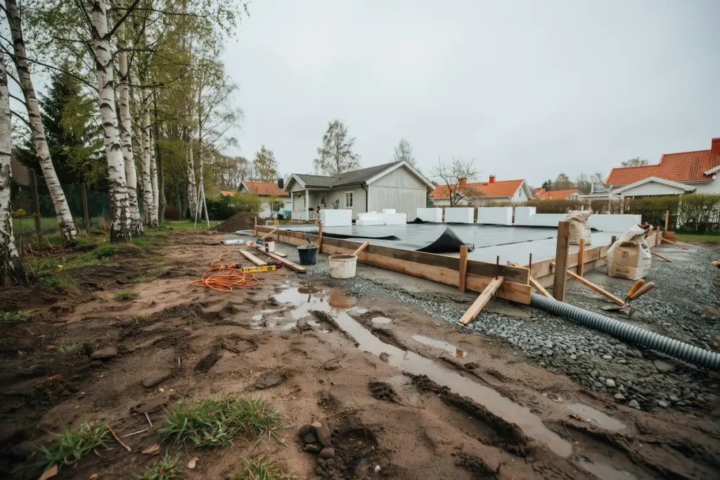 gjuta garageplatta markarbete isolering och vanliga misstag att undvika